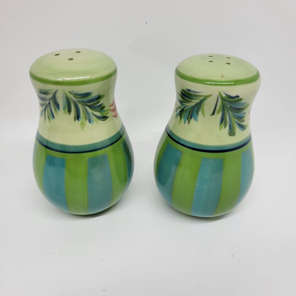 Gail Pittman Southern Living Provence Salt And Pepper Shaker Set GUC